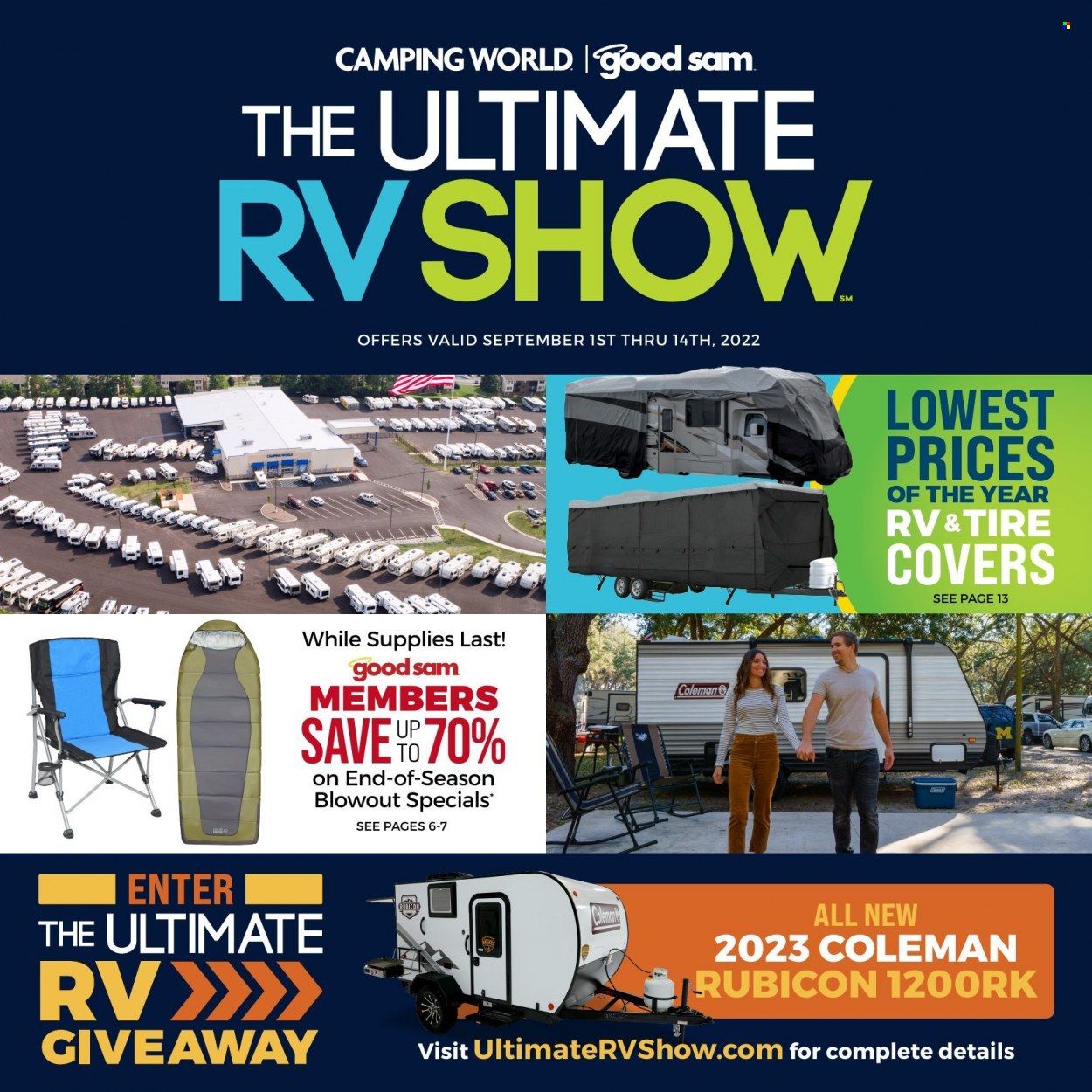 Gander RV & Outdoors Weekly Ad Flyer Specials September 1 to September 14, 2022