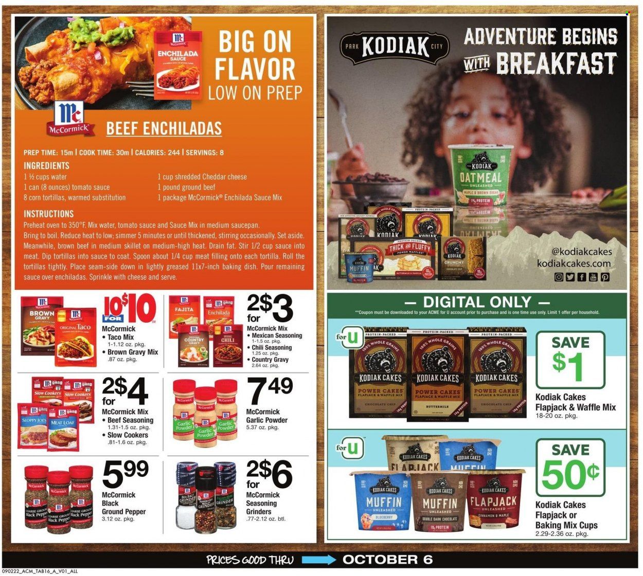 ACME (DE, NJ, NY, PA) Weekly Ad Flyer Specials September 2 to October 6, 2022