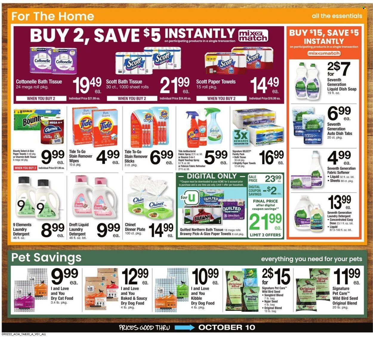 ACME (DE, NJ, NY, PA) Weekly Ad Flyer Specials September 2 to October 6, 2022