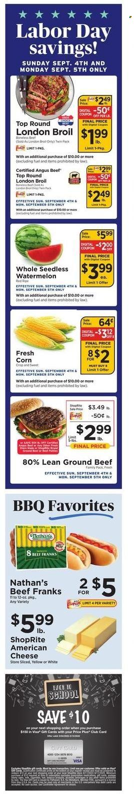 ShopRite (CT, DE, MD, NJ, NY, PA) Weekly Ad Flyer Specials September 4 to September 10, 2022