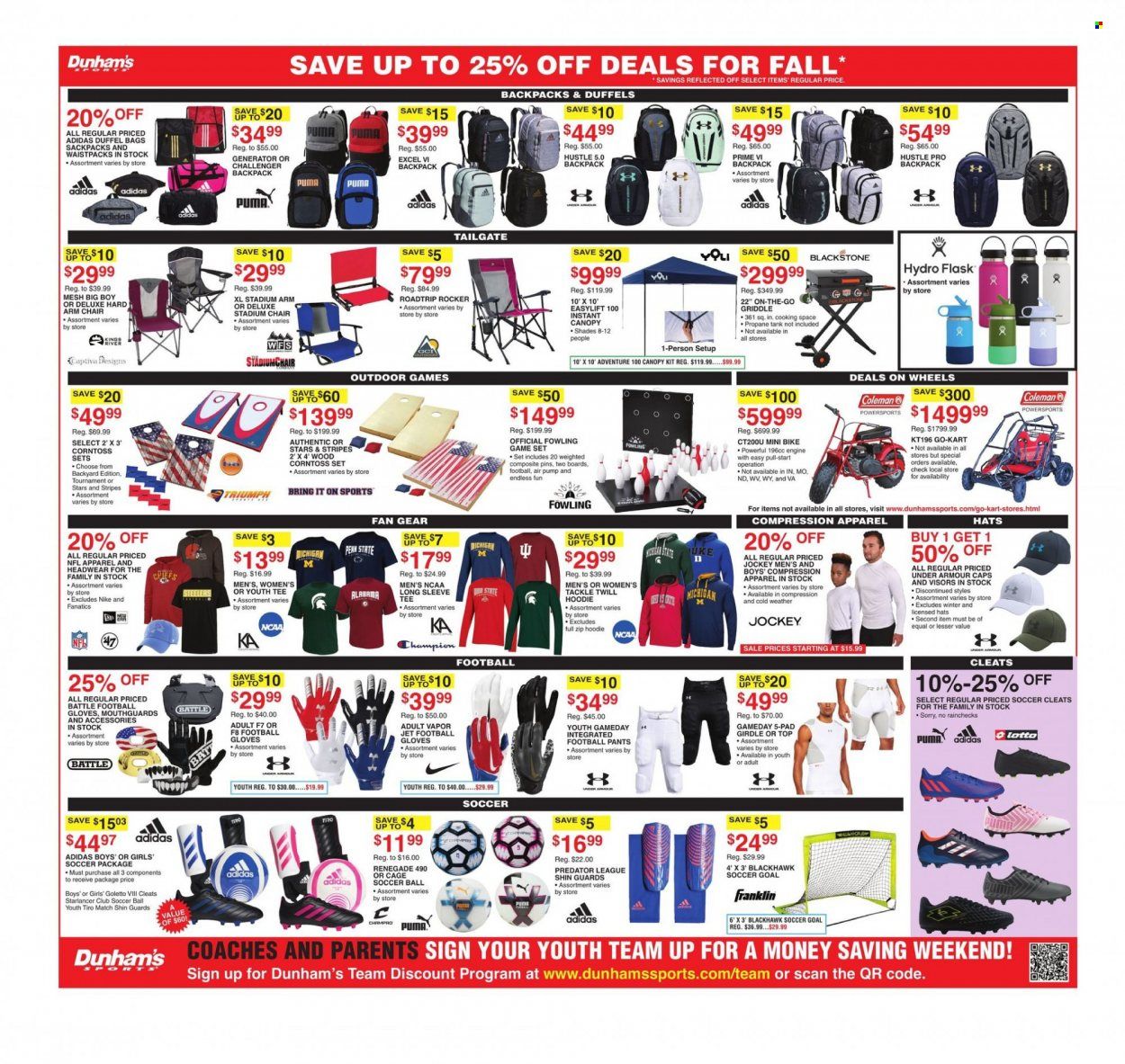 Dunham's Sports (MI) Weekly Ad Flyer Specials September 3 to September 8, 2022