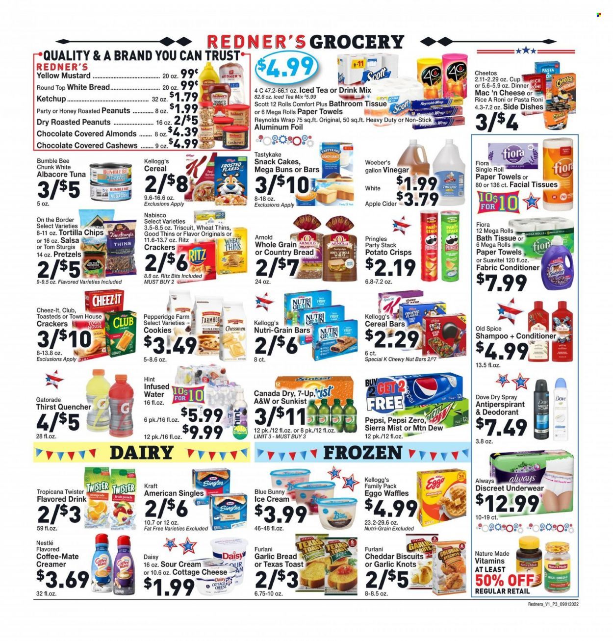 Redner's Markets (DE, MD, PA) Weekly Ad Flyer Specials September 1 to September 7, 2022