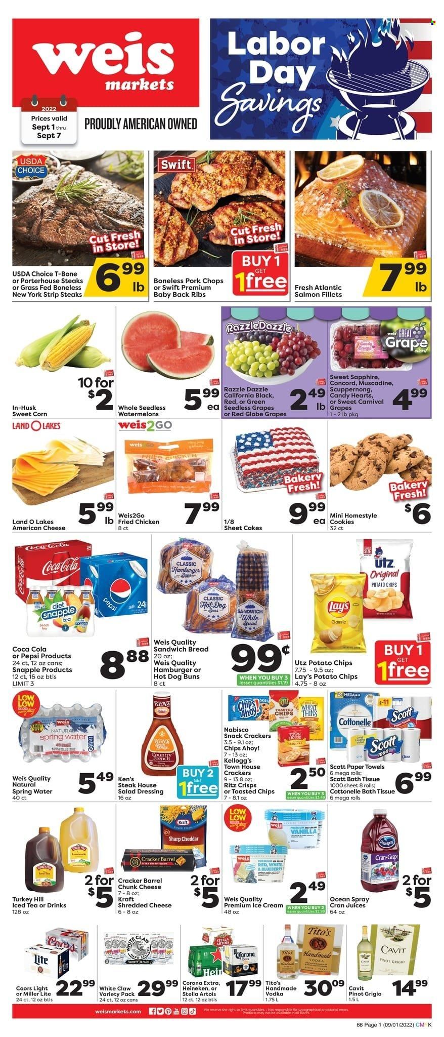 Weis (MD, NY, PA) Weekly Ad Flyer Specials September 1 to September 7, 2022