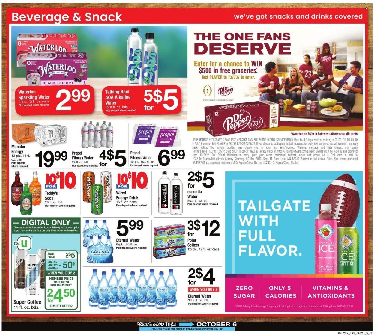 Safeway (MD, VA) Weekly Ad Flyer Specials September 2 to October 6, 2022