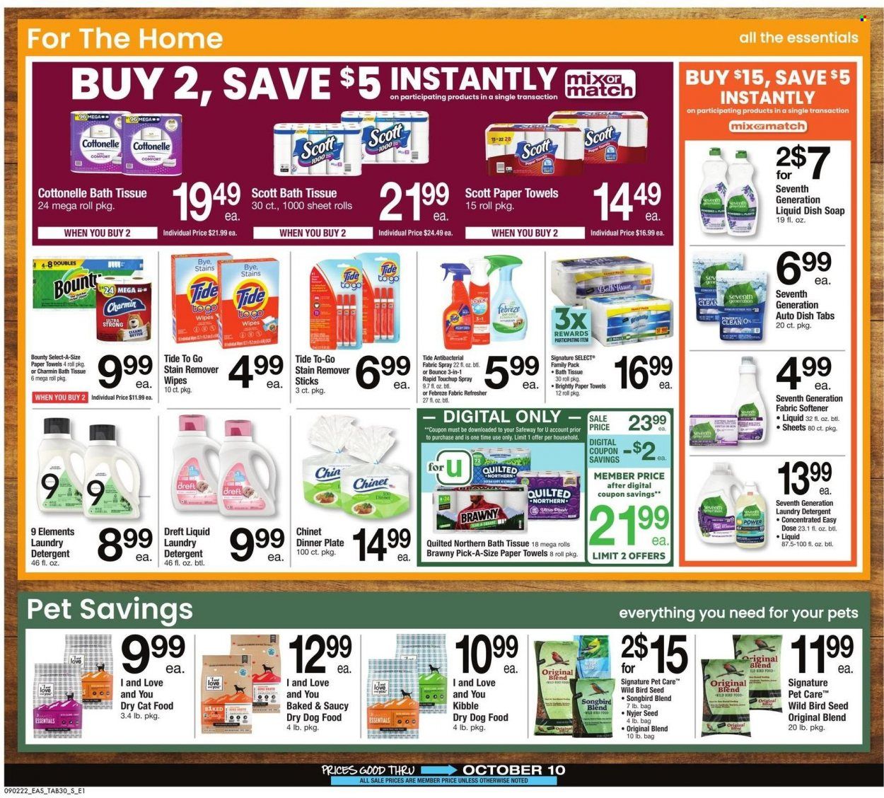 Safeway (MD, VA) Weekly Ad Flyer Specials September 2 to October 6, 2022