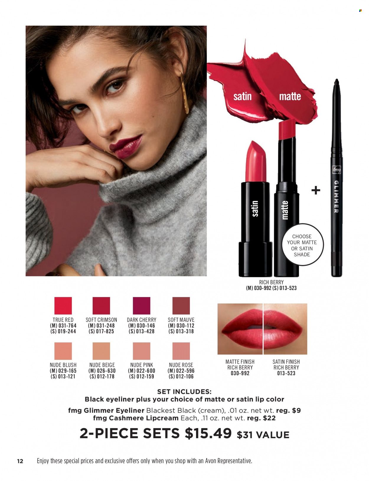 Avon Weekly Ad Flyer Specials August 31 to September 13, 2022