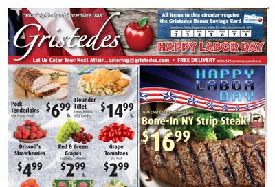 Gristedes (NY) Weekly Ad Flyer Specials September 2 to September 8, 2022