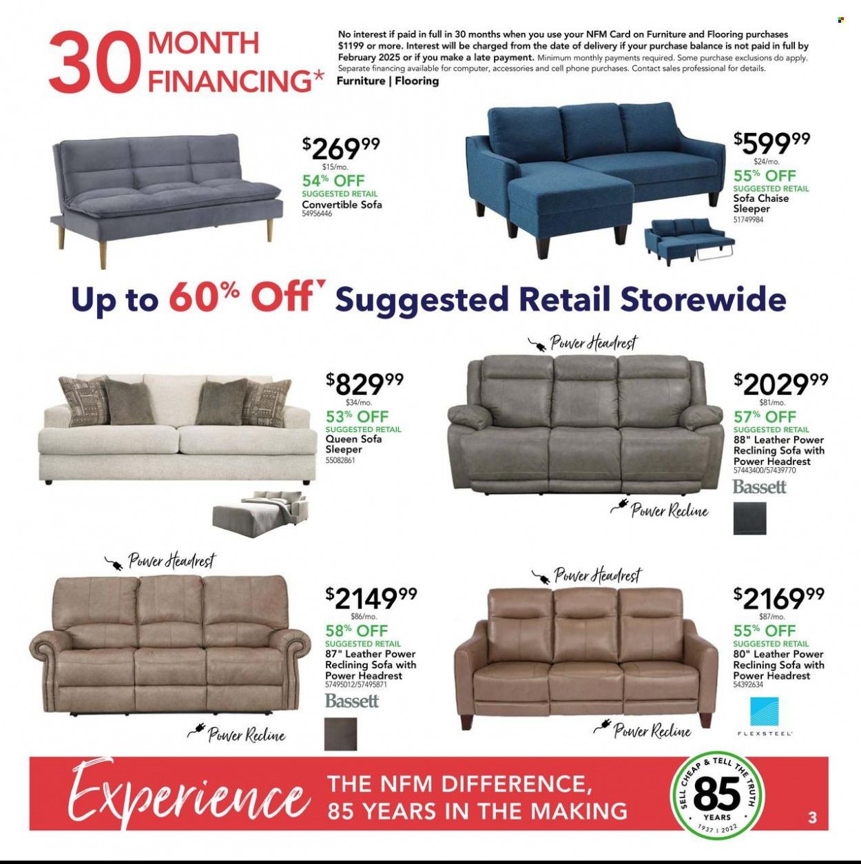Nebraska Furniture Mart (IA, KS, NE, TX) Weekly Ad Flyer Specials August 31 to September 6, 2022