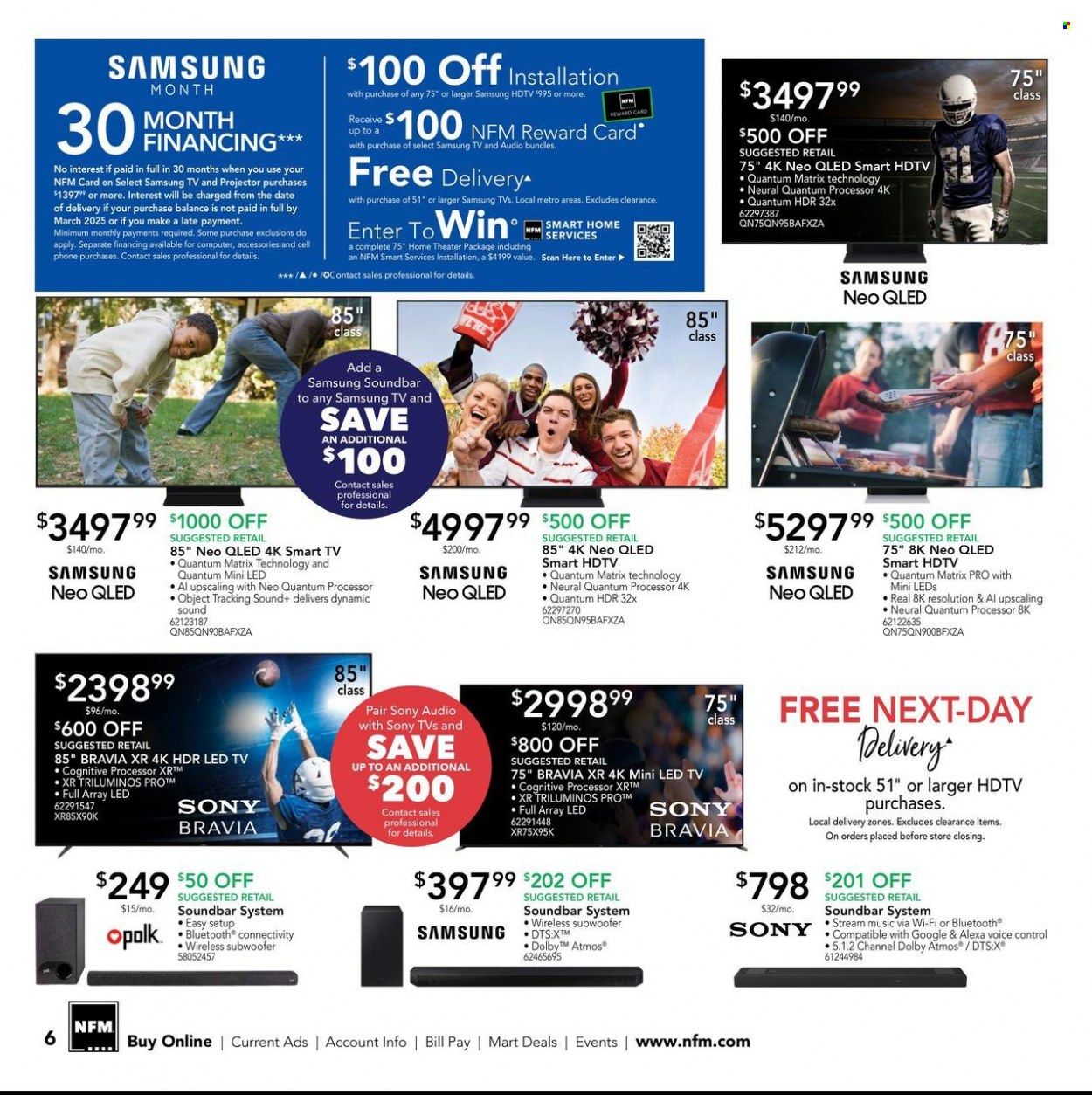 Nebraska Furniture Mart (IA, KS, NE, TX) Weekly Ad Flyer Specials August 31 to September 6, 2022