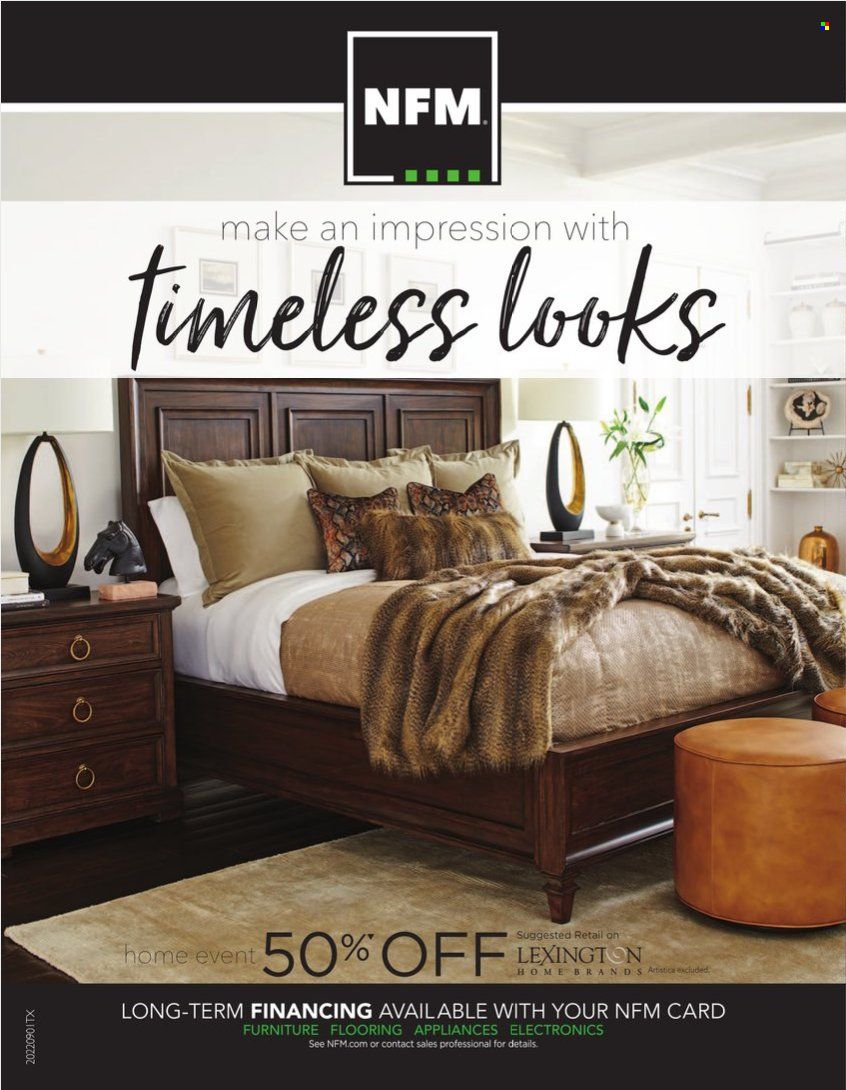 Nebraska Furniture Mart (IA, KS, NE, TX) Weekly Ad Flyer Specials September 1 to September 30, 2022