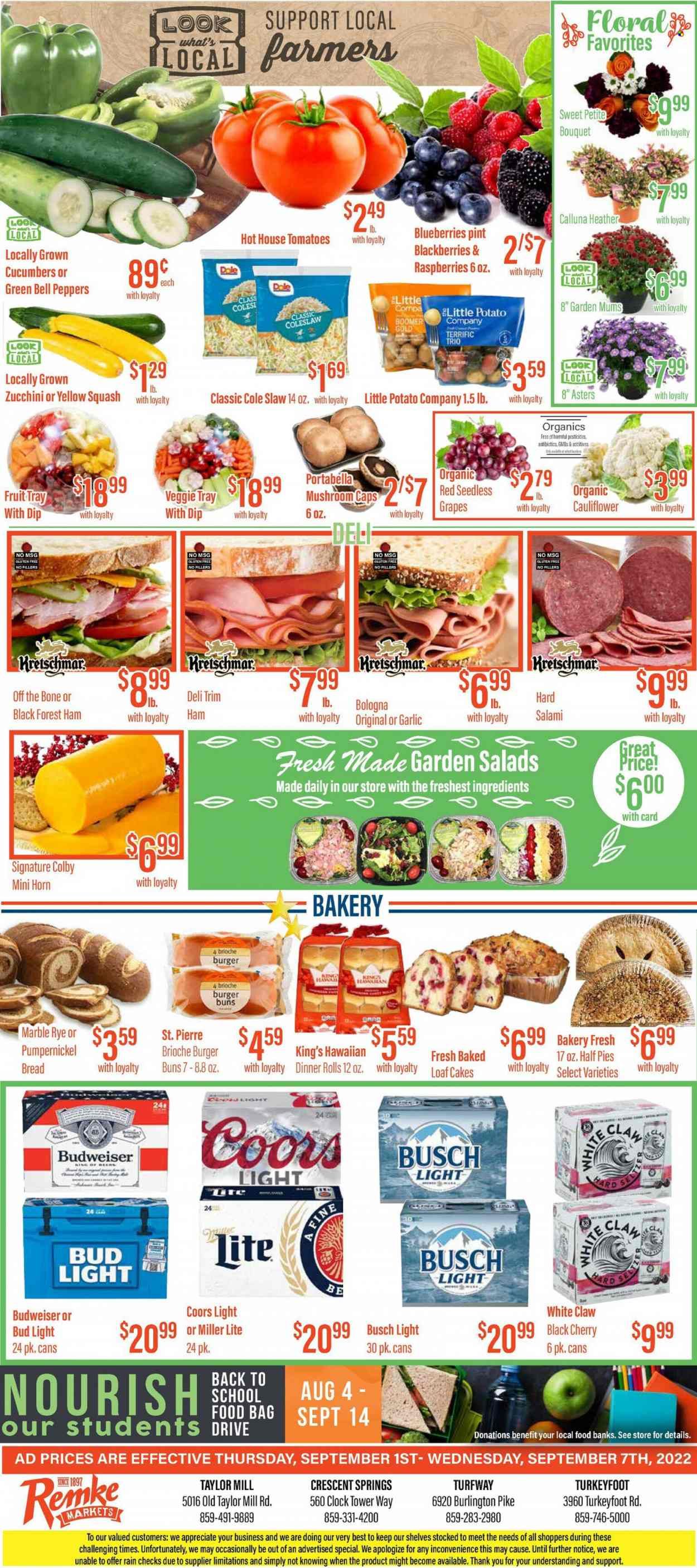 Remke (KY) Weekly Ad Flyer Specials September 1 to September 7, 2022