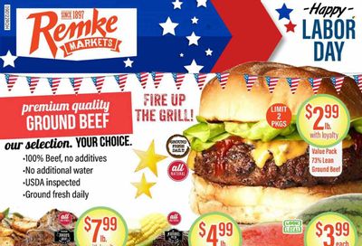 Remke (OH) Weekly Ad Flyer Specials September 1 to September 7, 2022