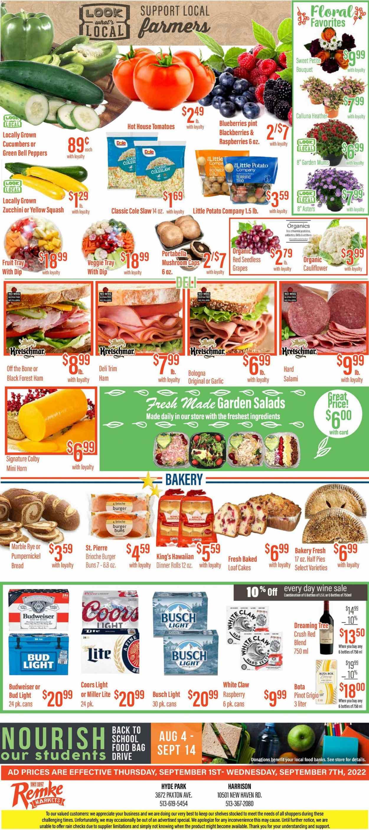 Remke (OH) Weekly Ad Flyer Specials September 1 to September 7, 2022