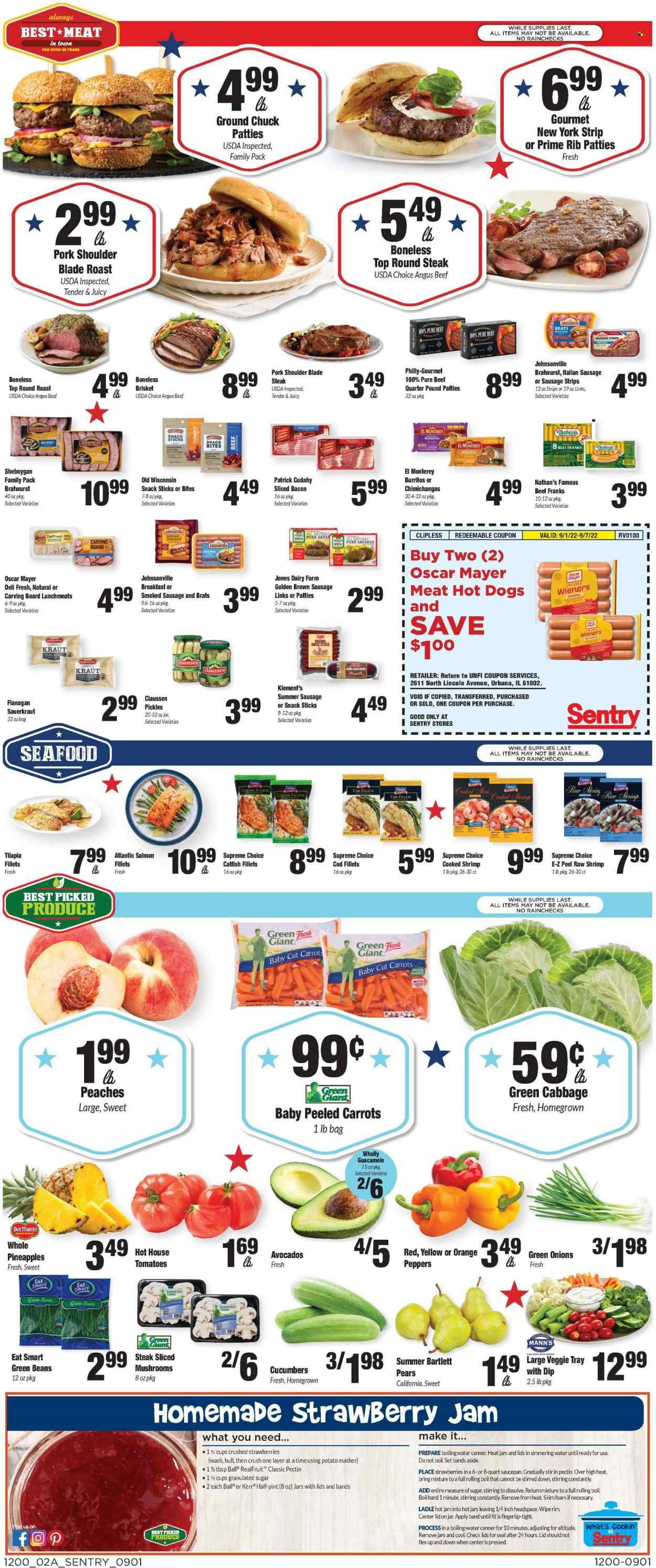 Sentry Foods Weekly Ad Flyer Specials September 1 to September 7, 2022