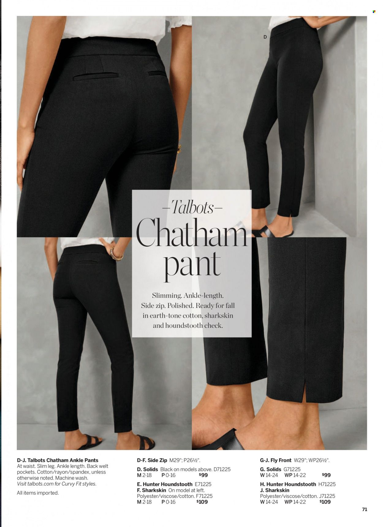 Talbots Weekly Ad Flyer Specials September 1 to September 30, 2022