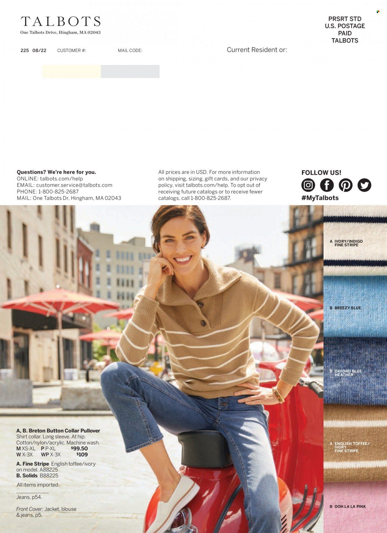 Talbots Weekly Ad Flyer Specials September 1 to September 30, 2022