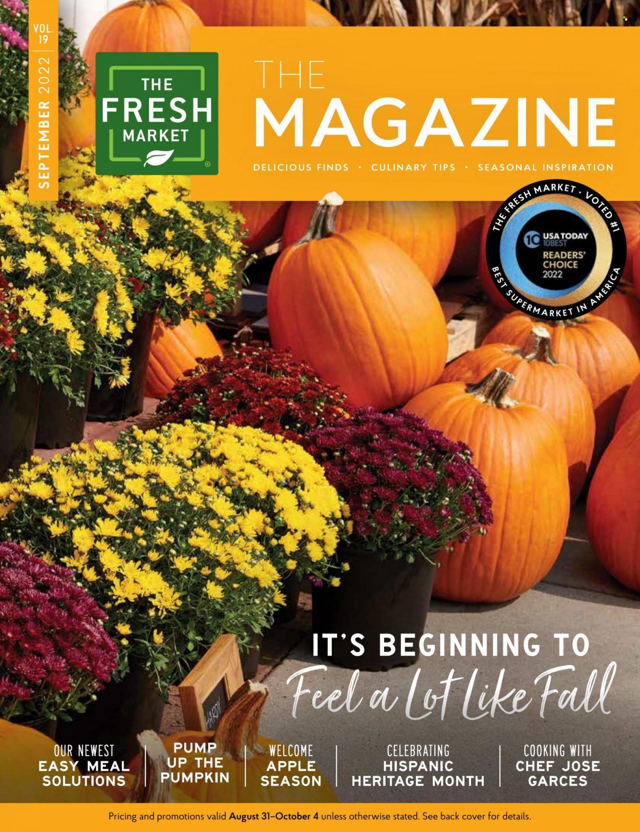 The Fresh Market Weekly Ad Flyer Specials August 31 to October 4, 2022