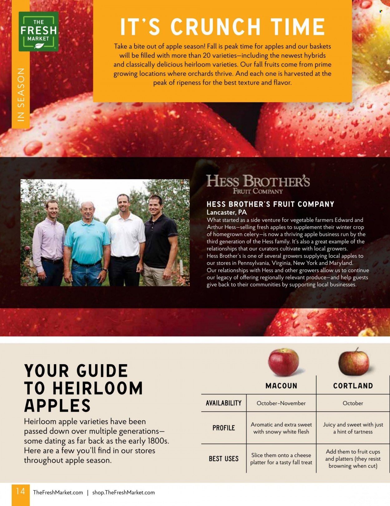 The Fresh Market Weekly Ad Flyer Specials August 31 to October 4, 2022