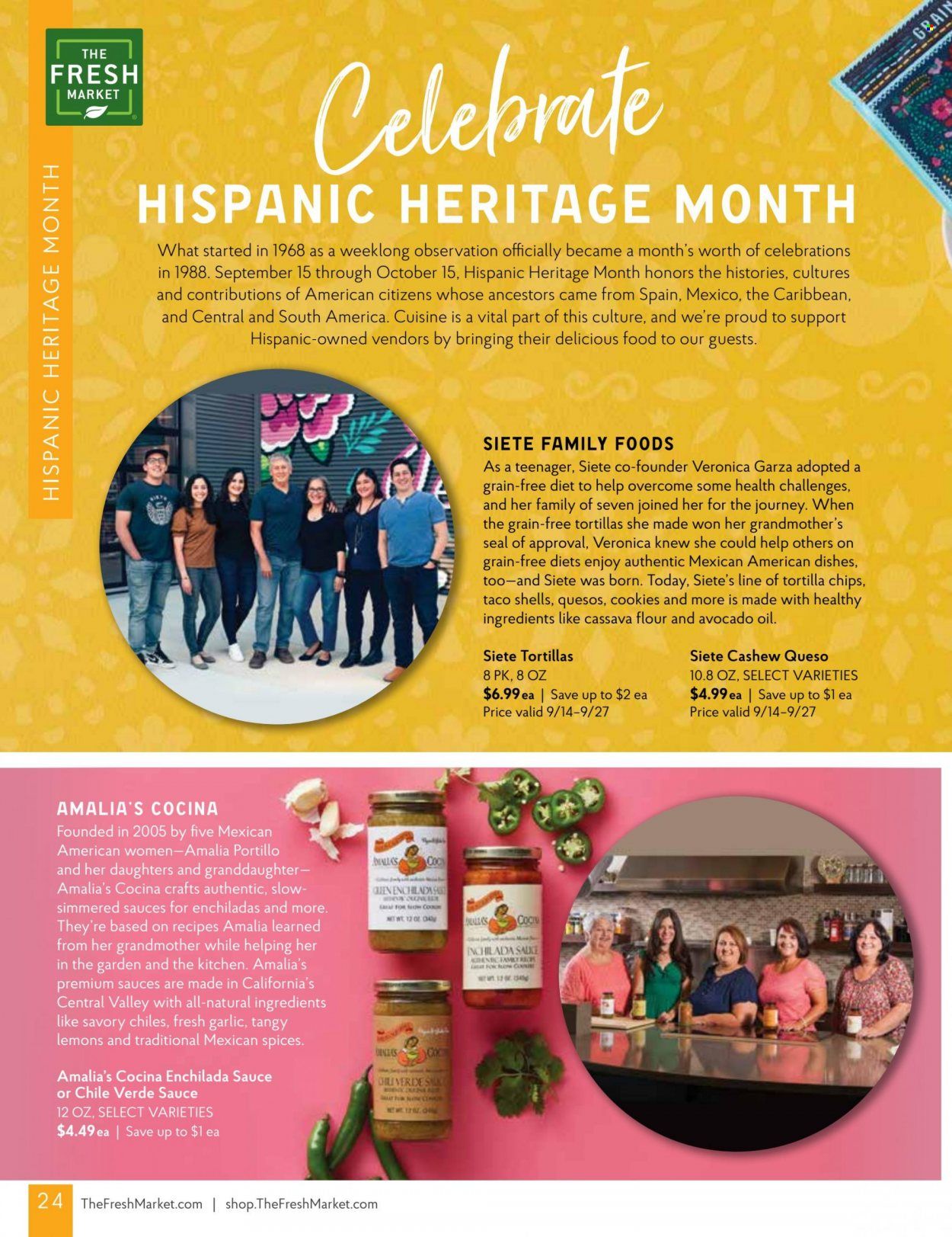 The Fresh Market Weekly Ad Flyer Specials August 31 to October 4, 2022