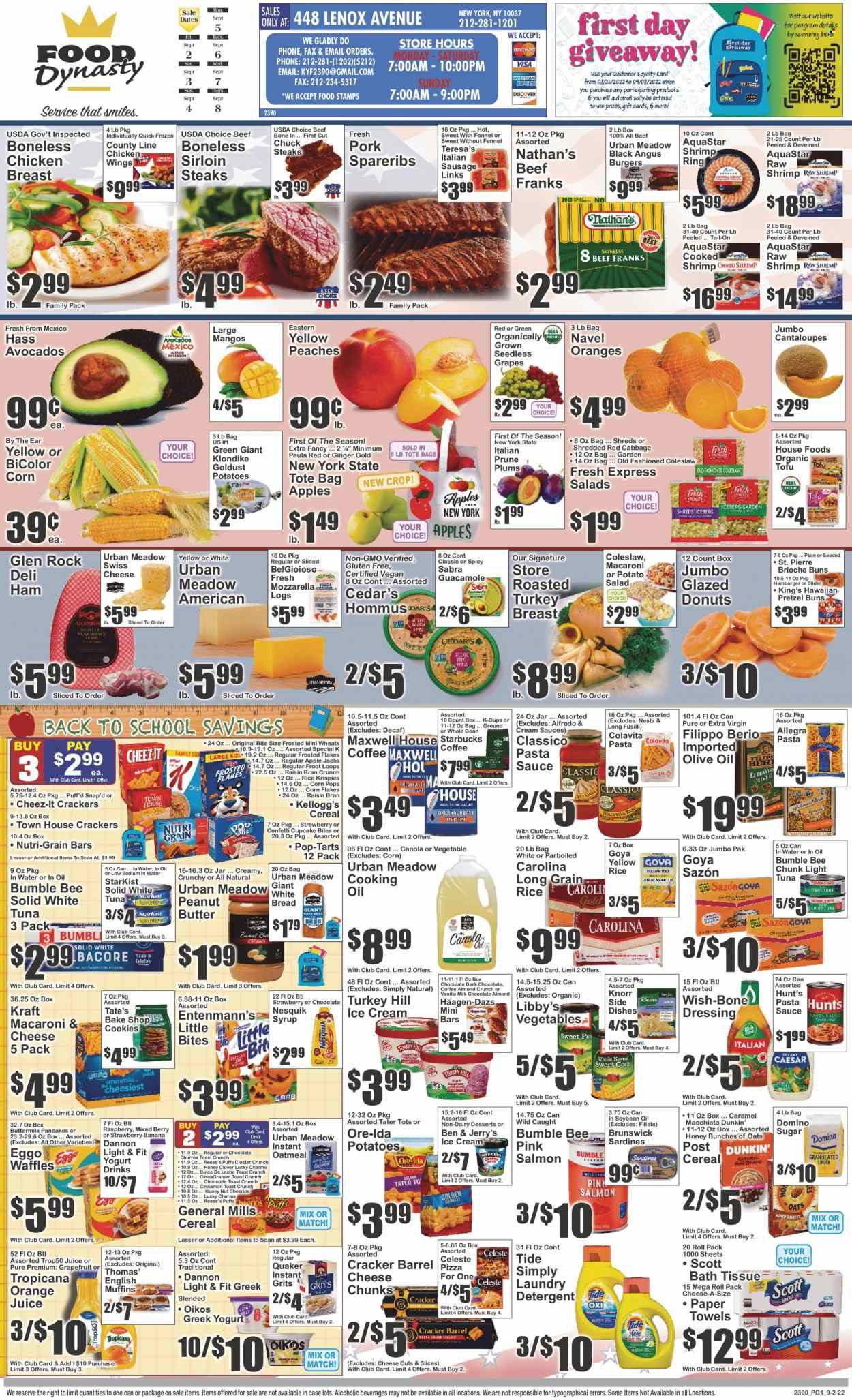 Food Dynasty (NY) Weekly Ad Flyer Specials September 2 to September 8, 2022