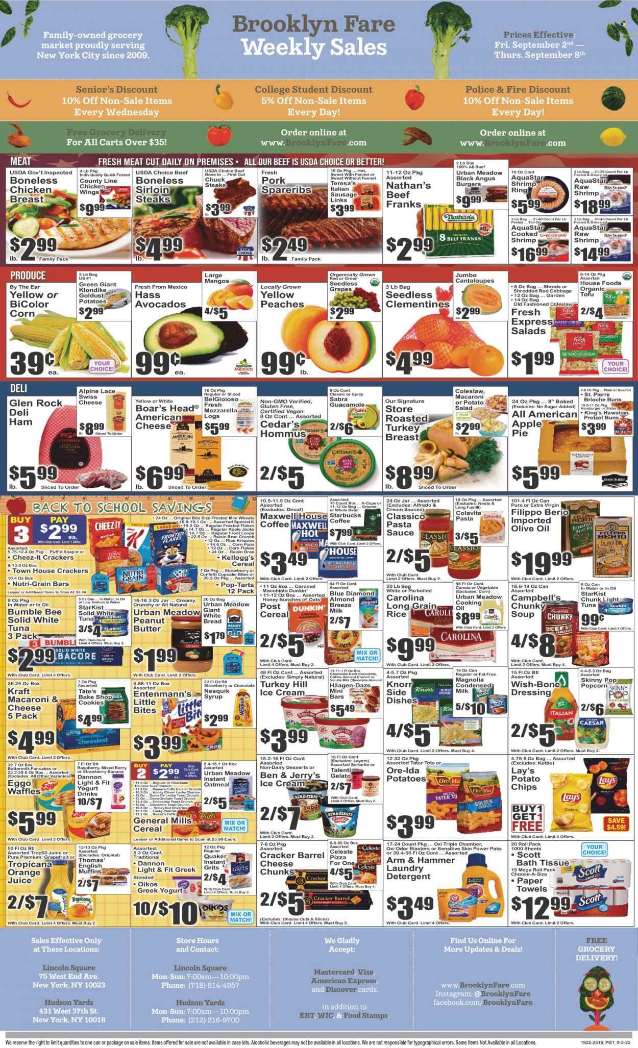 Brooklyn Fare (NY) Weekly Ad Flyer Specials September 2 to September 8, 2022