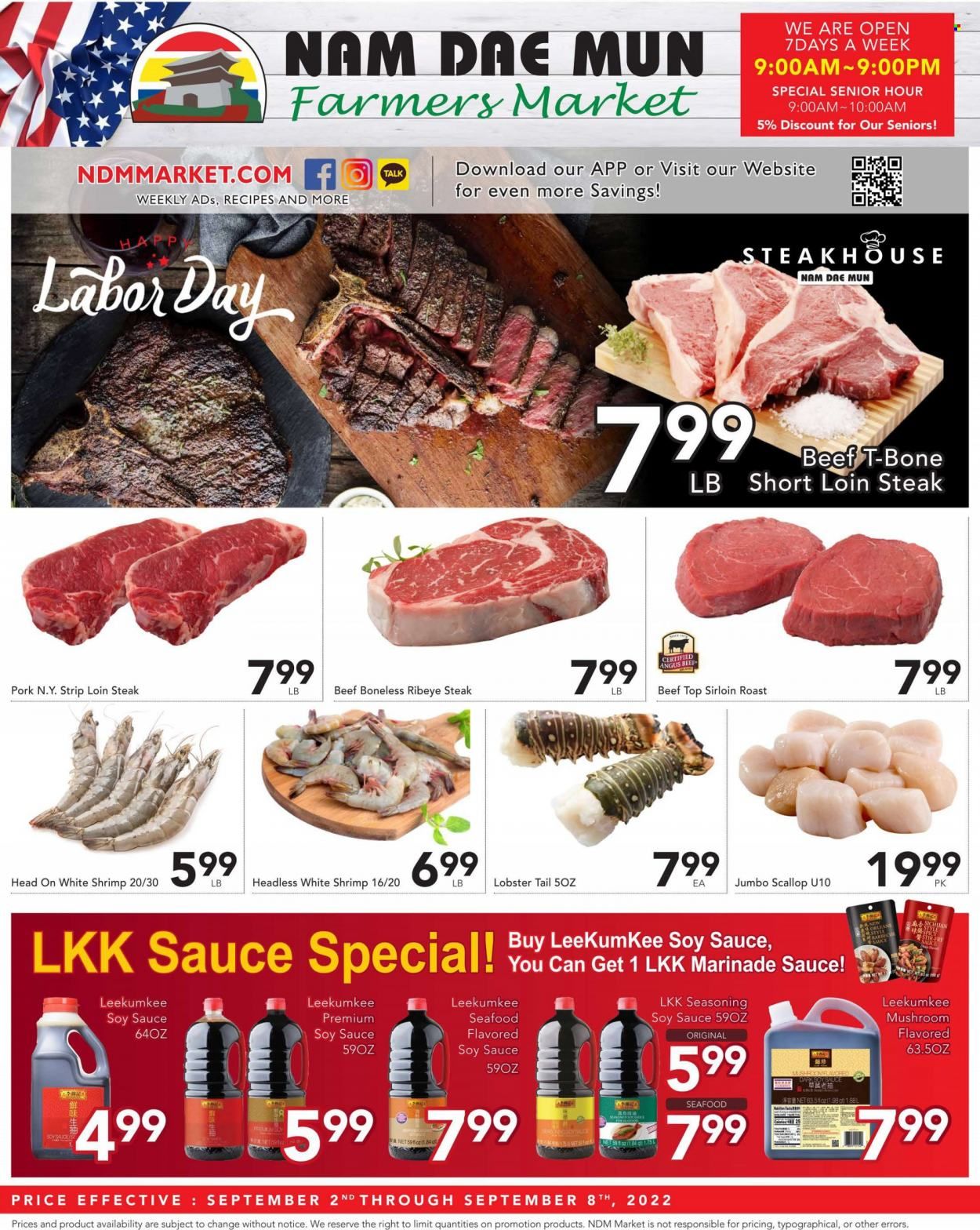Nam Dae Mun Farmers Market (GA) Weekly Ad Flyer Specials September 2 to September 8, 2022