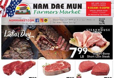 Nam Dae Mun Farmers Market (GA) Weekly Ad Flyer Specials September 2 to September 8, 2022