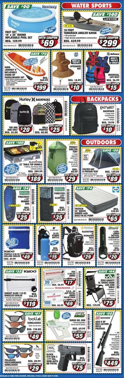 Big 5 (AZ, CA, CO, ID, NM, OR, UT, WA) Weekly Ad Flyer Specials September 2 to September 5, 2022