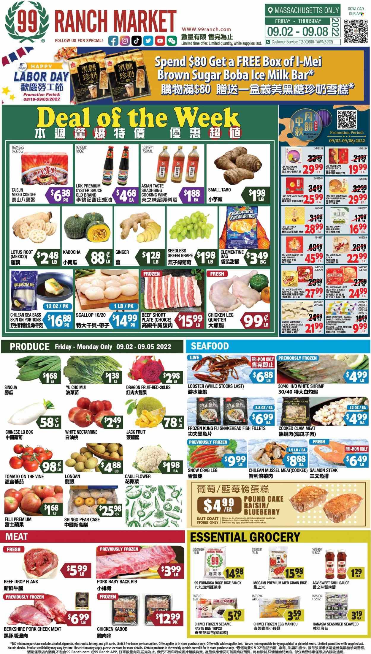 99 Ranch Market (47) Weekly Ad Flyer Specials September 2 to September 8, 2022