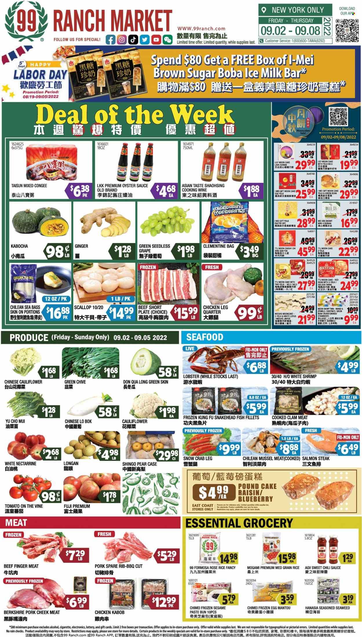 99 Ranch Market (15) Weekly Ad Flyer Specials September 2 to September 8, 2022