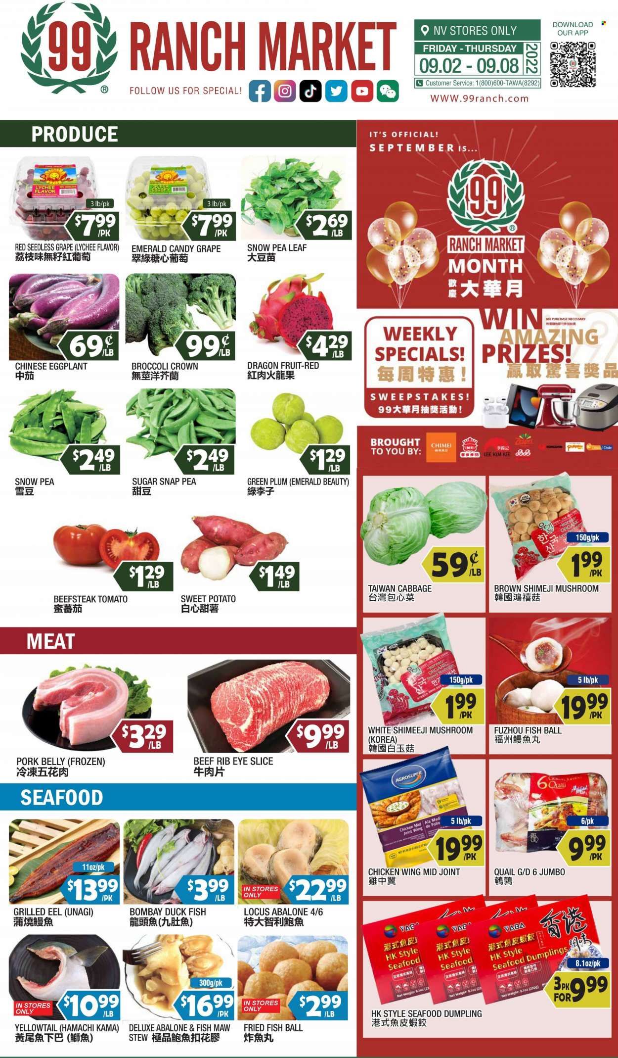 99 Ranch Market (NV) Weekly Ad Flyer Specials September 2 to September 8, 2022