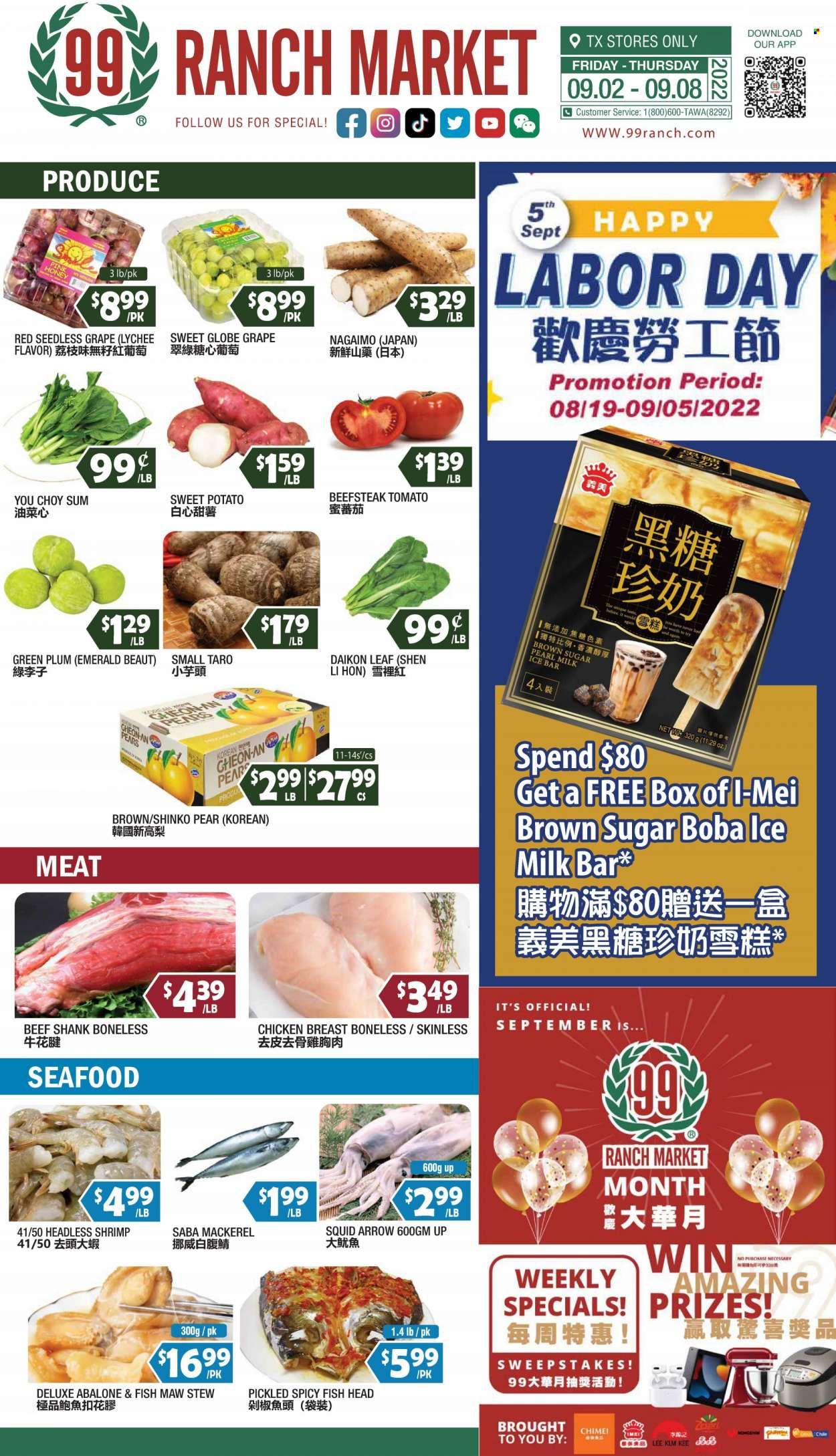 99 Ranch Market (TX) Weekly Ad Flyer Specials September 2 to September 8, 2022