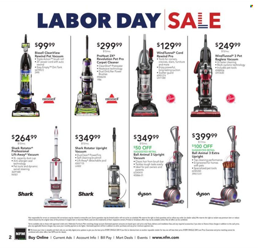 Nebraska Furniture Mart (IA, KS, NE, TX) Weekly Ad Flyer Specials September 2 to September 6, 2022