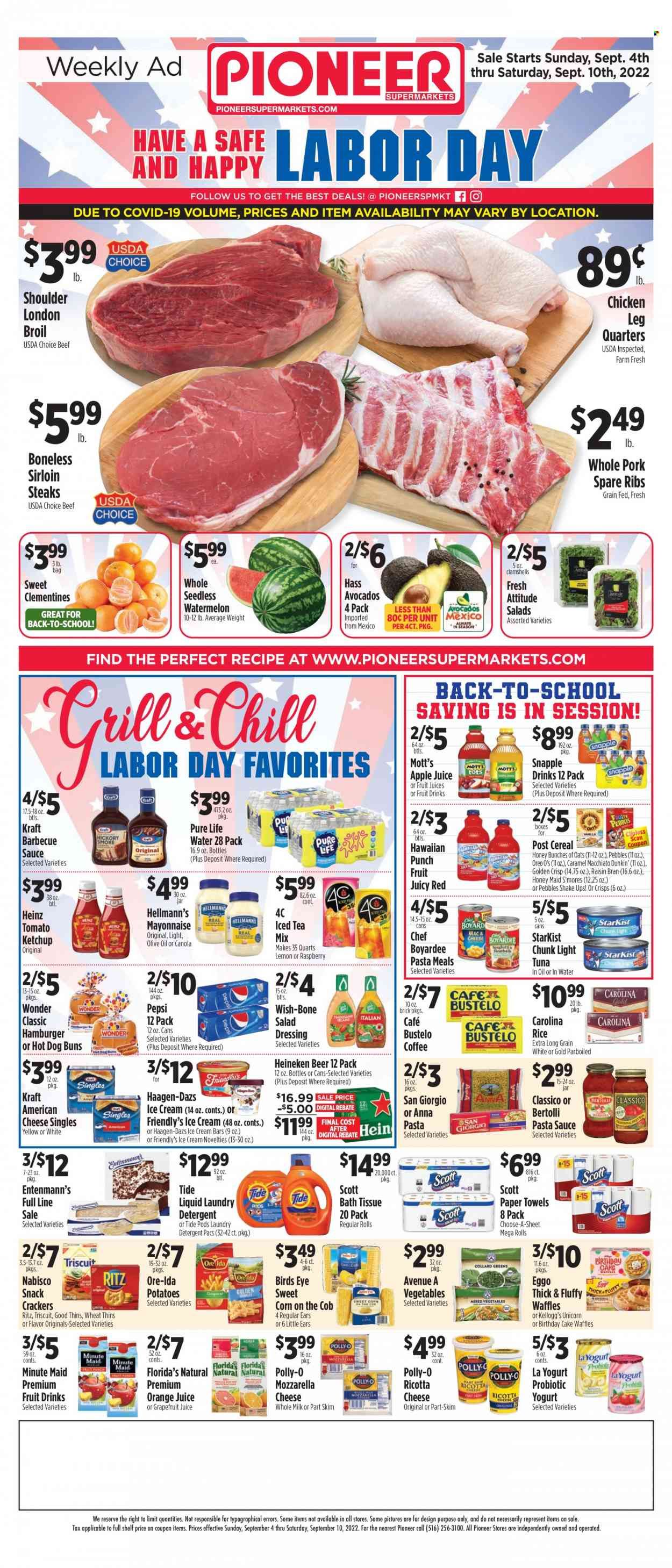 Pioneer Supermarkets (NJ, NY) Weekly Ad Flyer Specials September 4 to September 10, 2022
