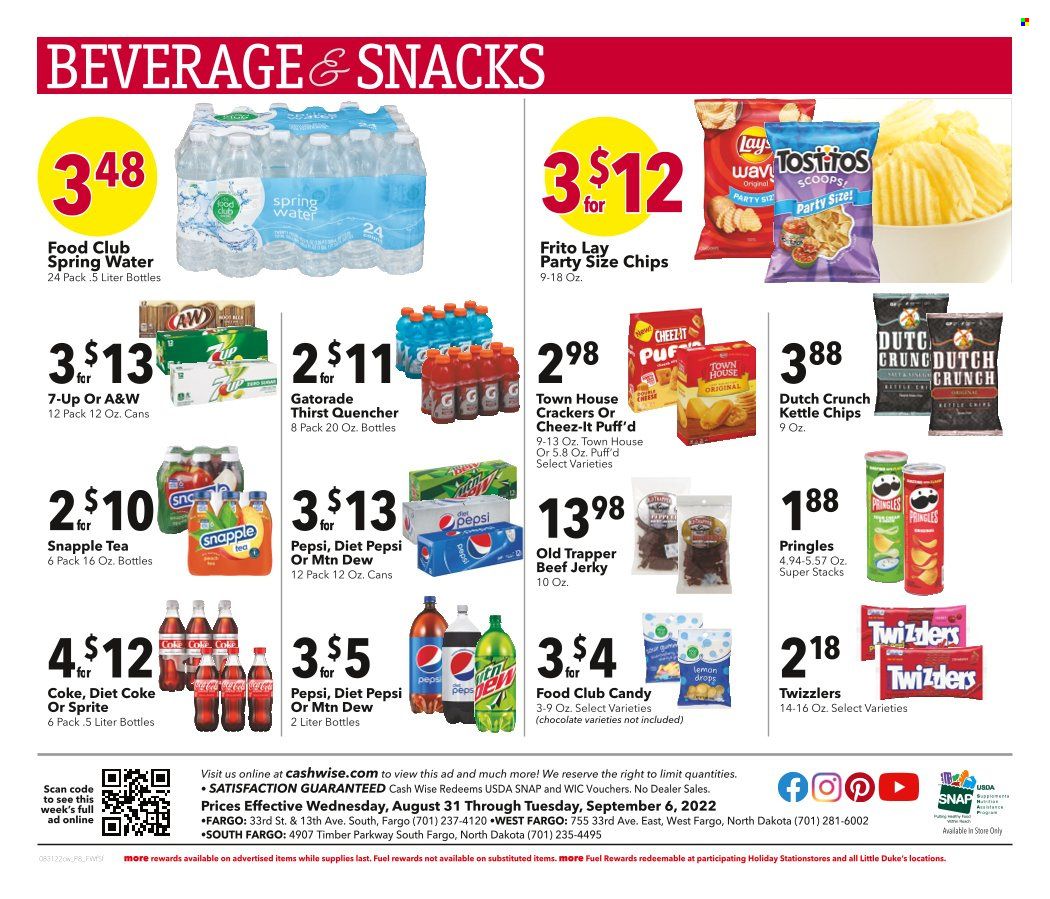 Cash Wise (ND) Weekly Ad Flyer Specials August 31 to September 6, 2022