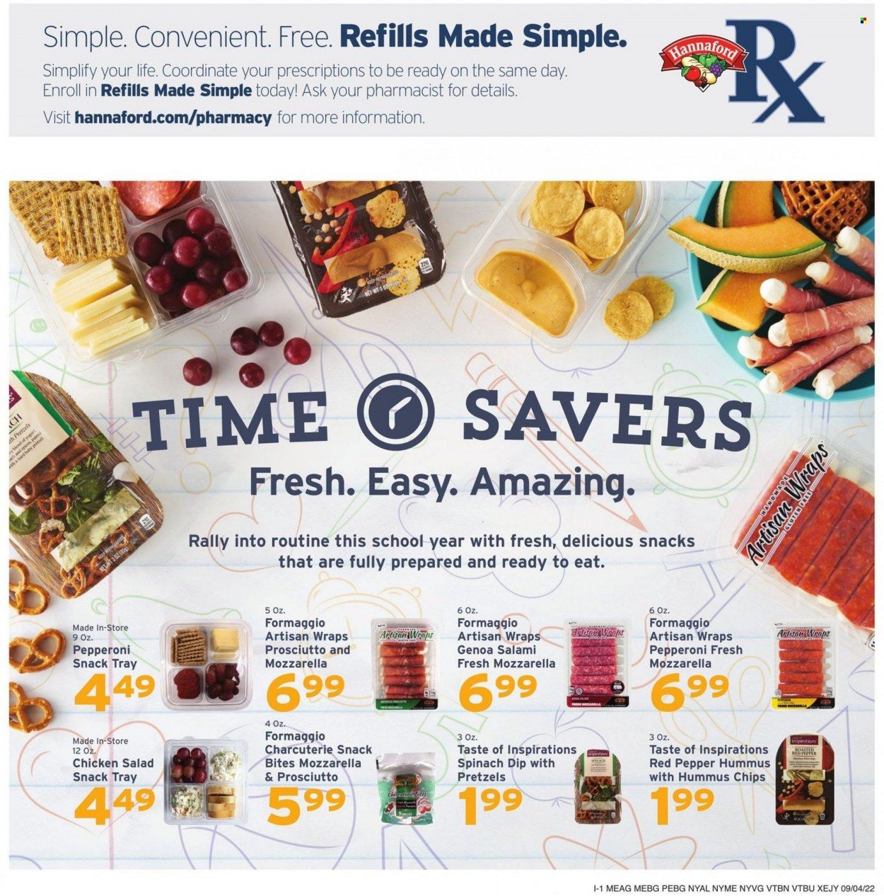 Hannaford (NY) Weekly Ad Flyer Specials September 4 to September 10, 2022