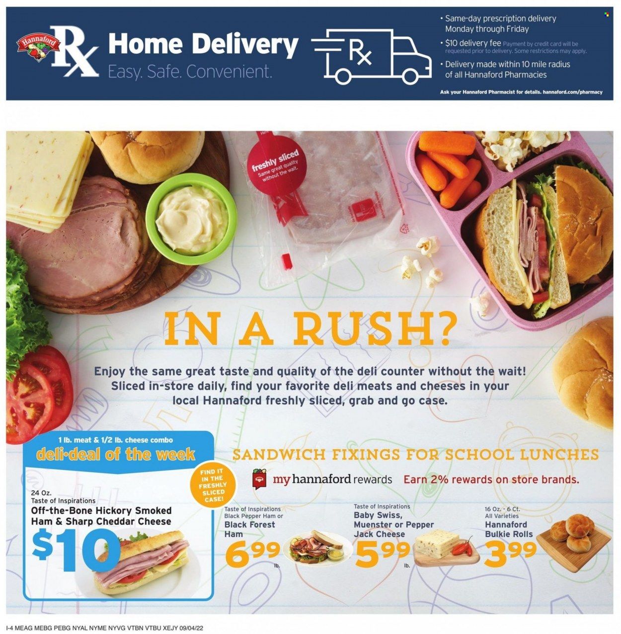 Hannaford (NY) Weekly Ad Flyer Specials September 4 to September 10, 2022