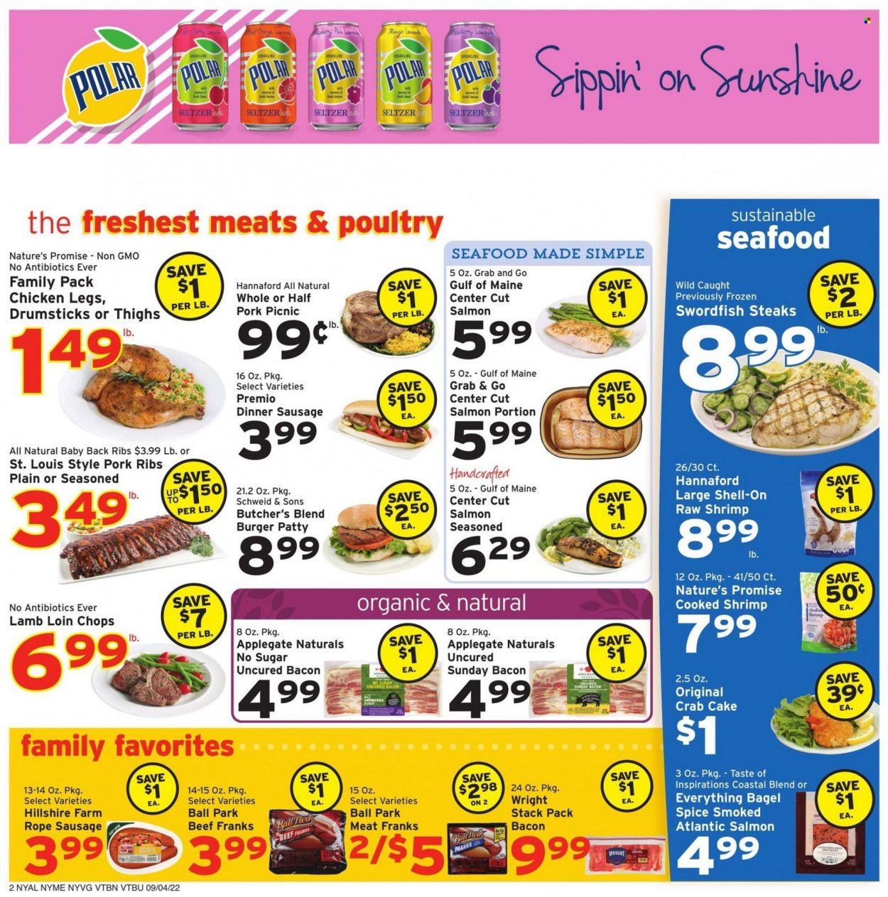 Hannaford (NY) Weekly Ad Flyer Specials September 4 to September 10, 2022