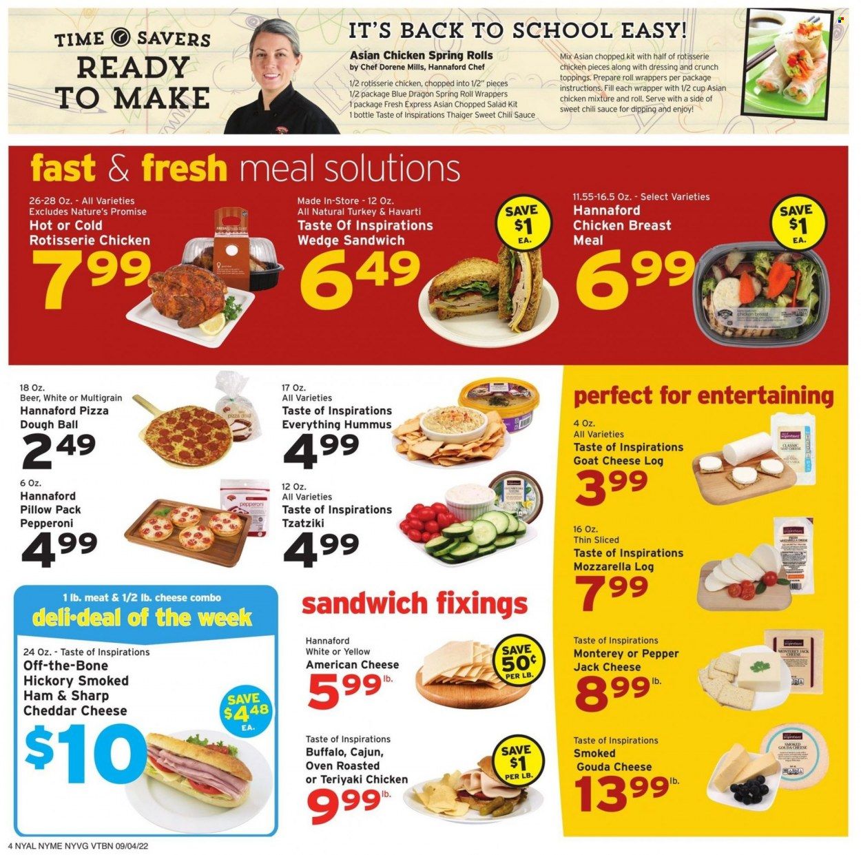 Hannaford (NY) Weekly Ad Flyer Specials September 4 to September 10, 2022