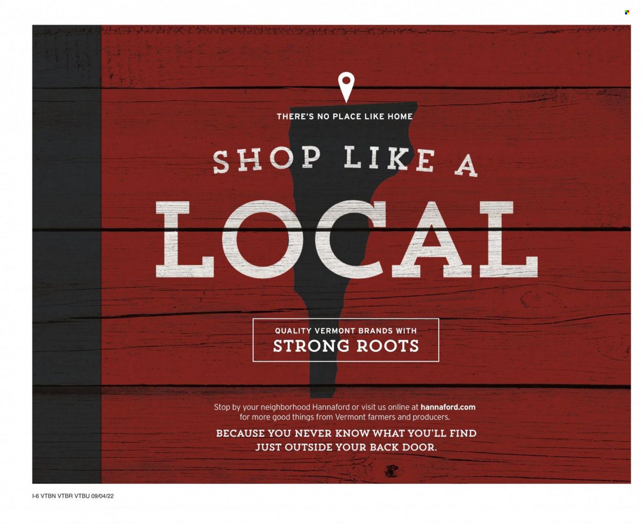 Hannaford (VT) Weekly Ad Flyer Specials September 4 to September 10, 2022