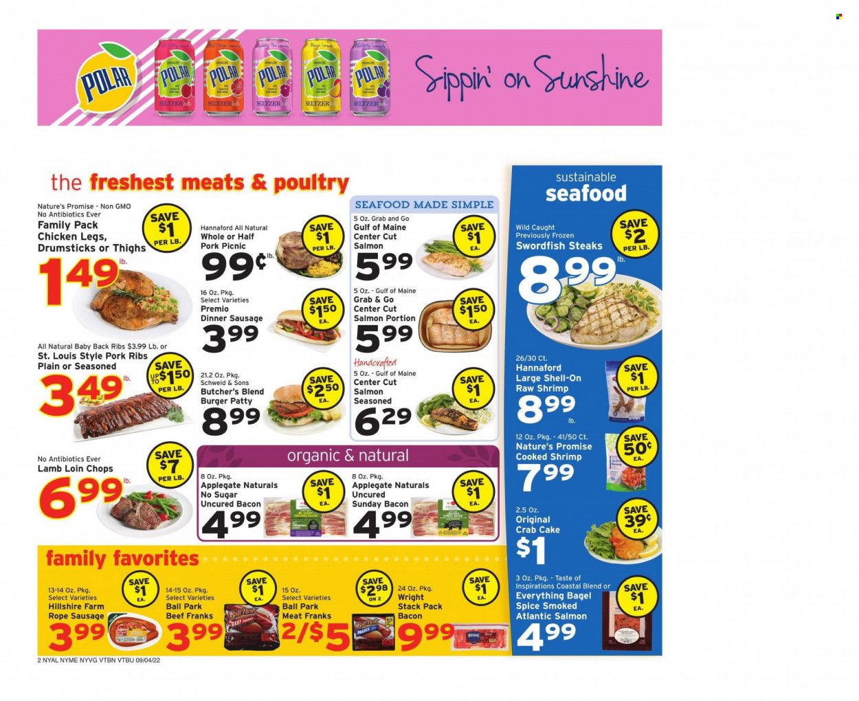Hannaford (VT) Weekly Ad Flyer Specials September 4 to September 10, 2022