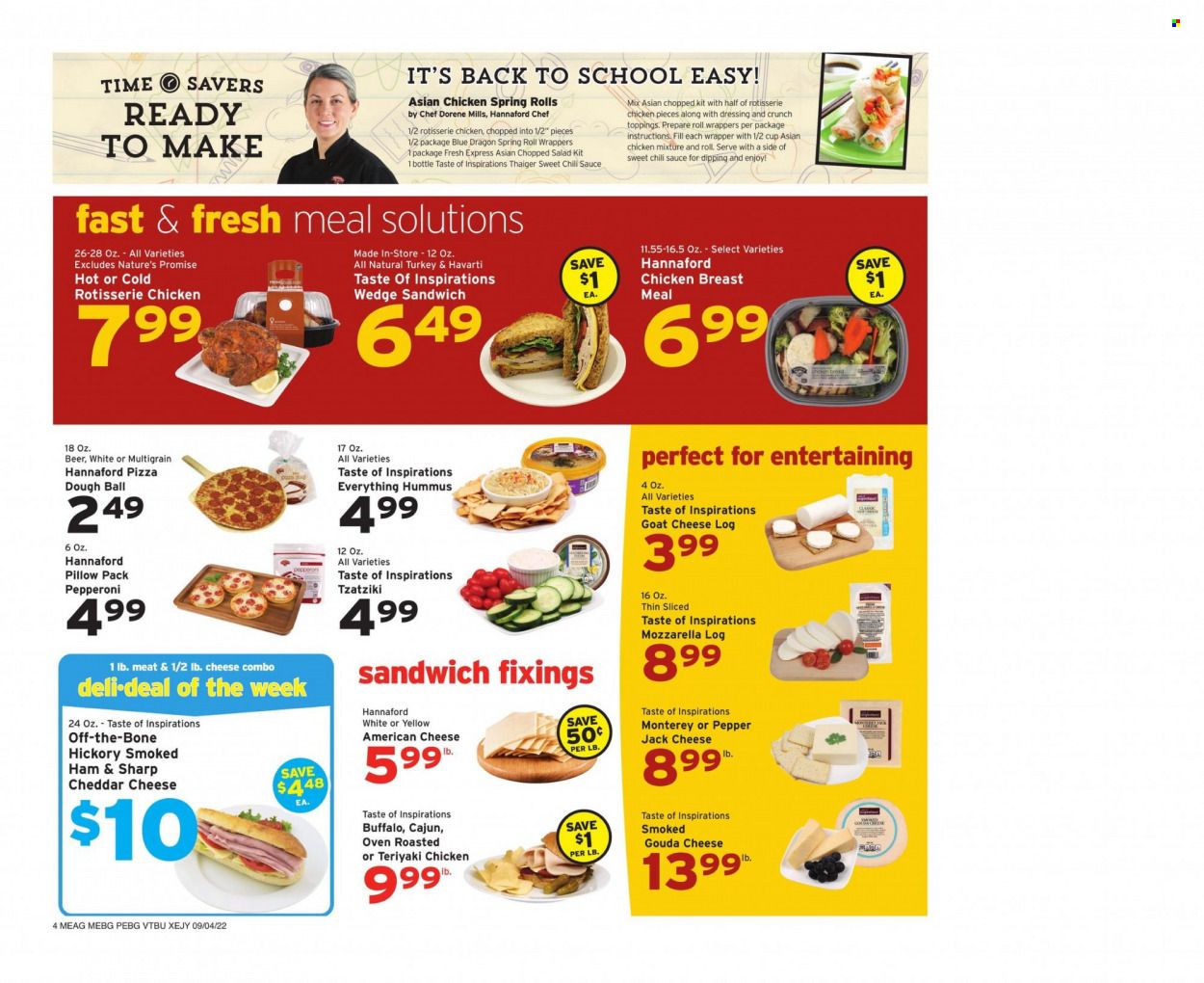 Hannaford (VT) Weekly Ad Flyer Specials September 4 to September 10, 2022