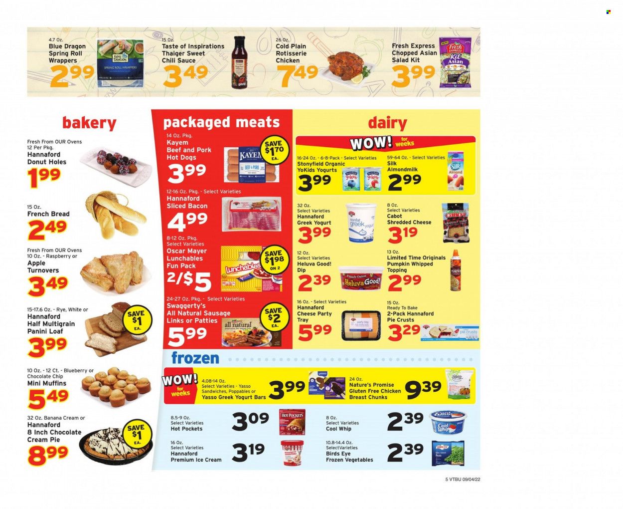 Hannaford (VT) Weekly Ad Flyer Specials September 4 to September 10, 2022