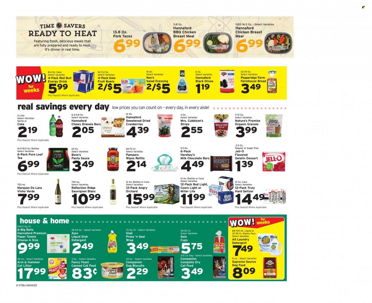 Hannaford (VT) Weekly Ad Flyer Specials September 4 to September 10, 2022