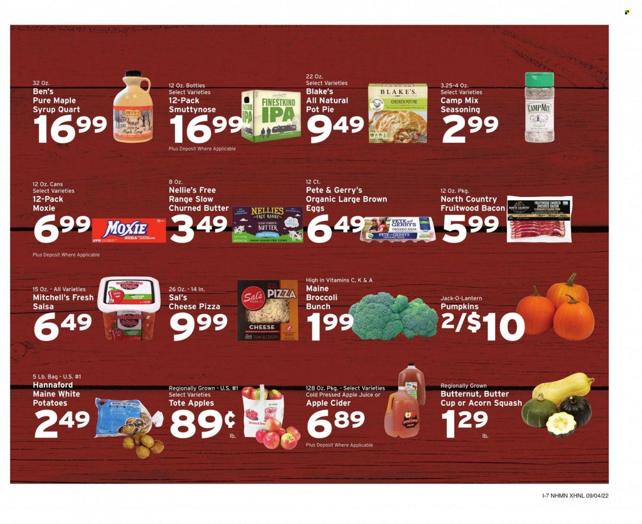 Hannaford (NH) Weekly Ad Flyer Specials September 4 to September 10, 2022