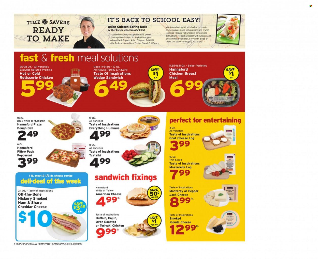 Hannaford (NH) Weekly Ad Flyer Specials September 4 to September 10, 2022