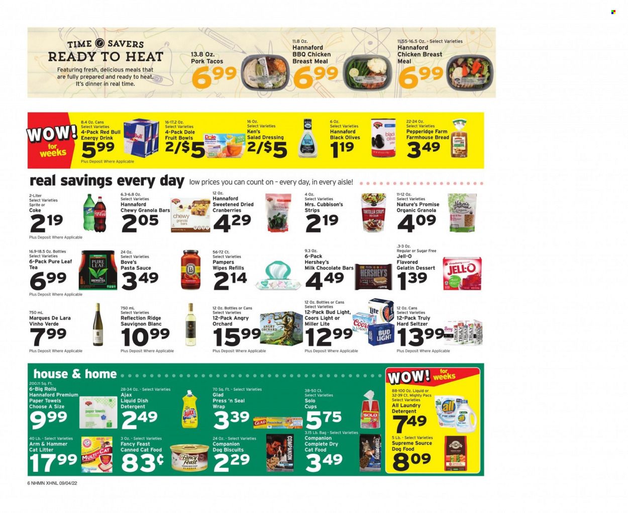 Hannaford (NH) Weekly Ad Flyer Specials September 4 to September 10, 2022