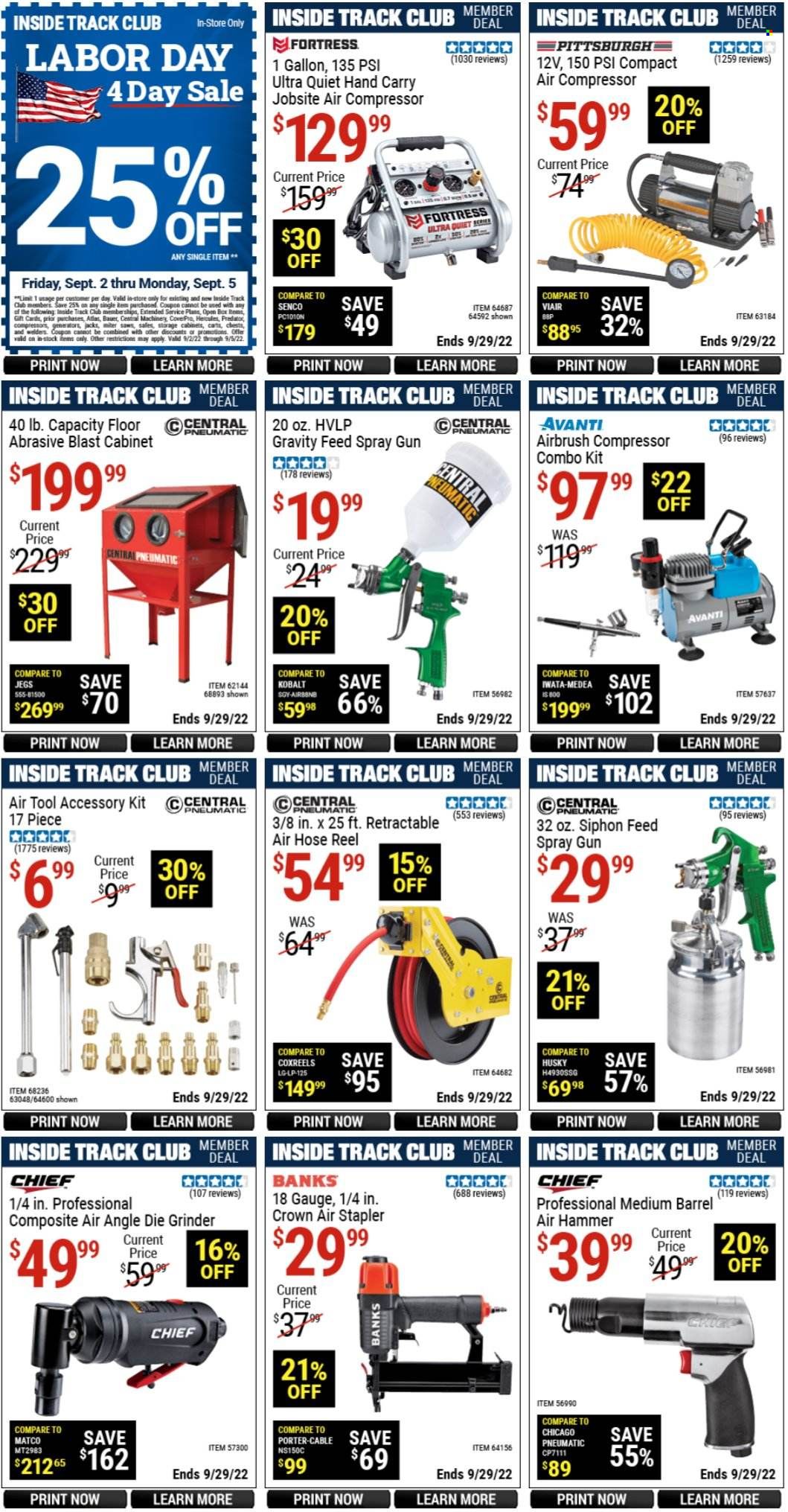 Harbor Freight Weekly Ad Flyer Specials September 4 to September 29, 2022