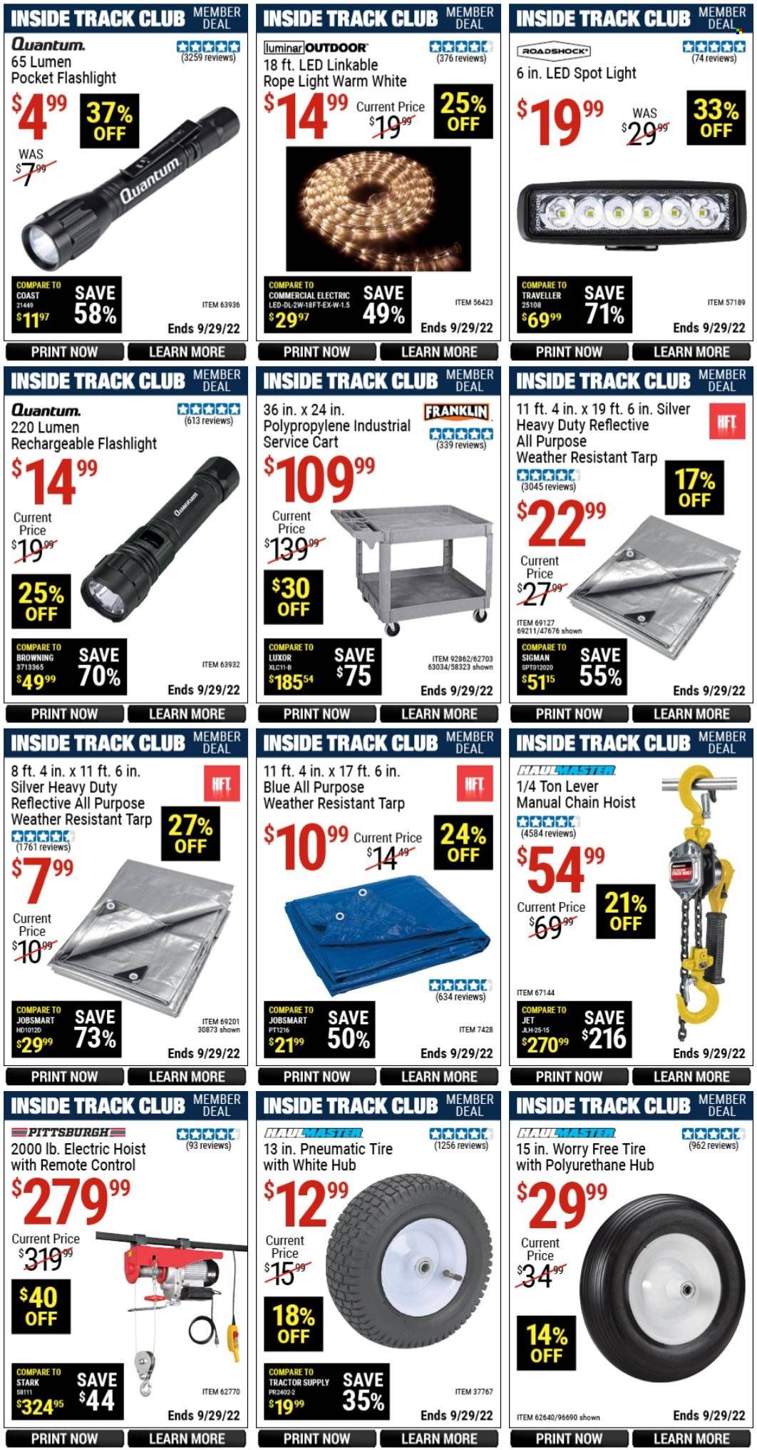 Harbor Freight Weekly Ad Flyer Specials September 4 to September 29, 2022