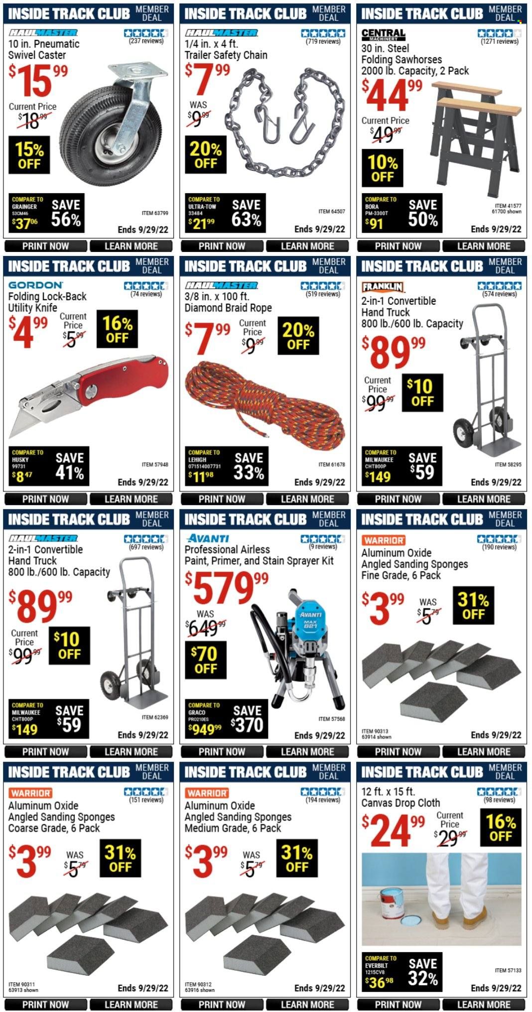 Harbor Freight Weekly Ad Flyer Specials September 4 to September 29, 2022